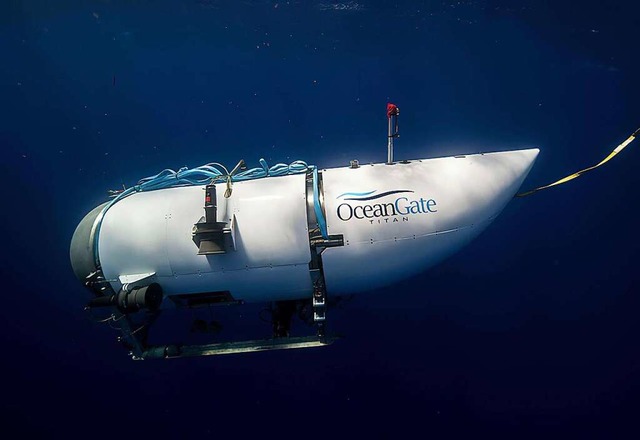 Das &#8222;Titan&#8220;-U-Boot des Unt...rd drfte noch bis Donnerstag reichen.  | Foto: OceanGate Expeditions (dpa)