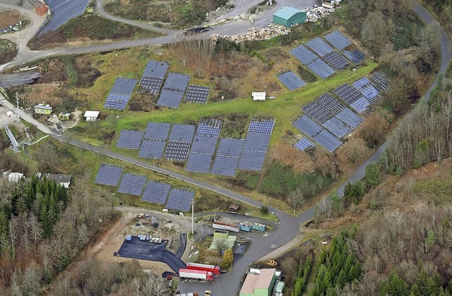 Freiflchen-Photovoltaikanlage wie hie...t mchte noch mehr Informationen dazu.  | Foto: Erich Meyer