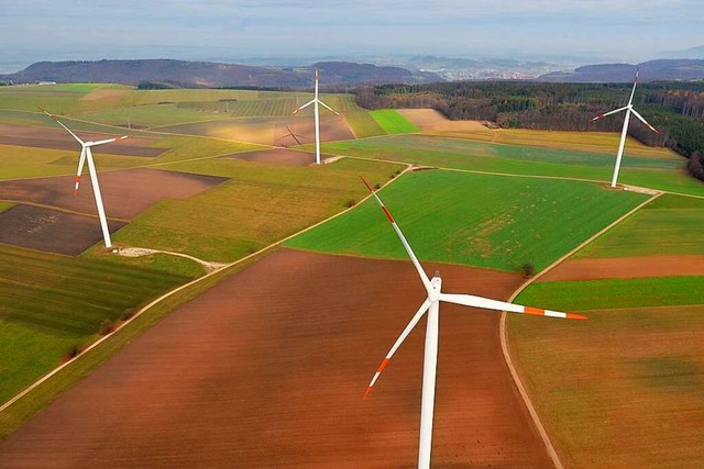 Windkraft ist ein prsentes Thema. Ein...n Breisgau aktiv werden.  (Symbolbild)  | Foto: Marc Mller