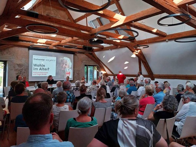 Podiumsdiskussion in Kirchzarten  | Foto: Sidney-Marie Schiefer