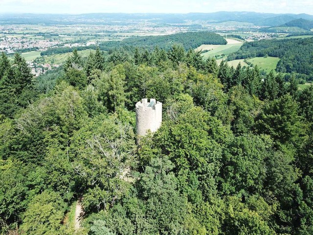 Die Zhringer Burg bietet schne Aussichten.  | Foto: Michael Saurer