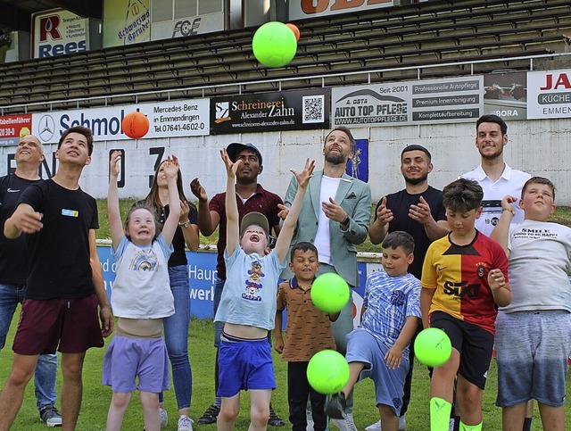 Donnerstags ist Sporttag fr alle beim FC Emmendingen.  | Foto: Enya Steinbrecher