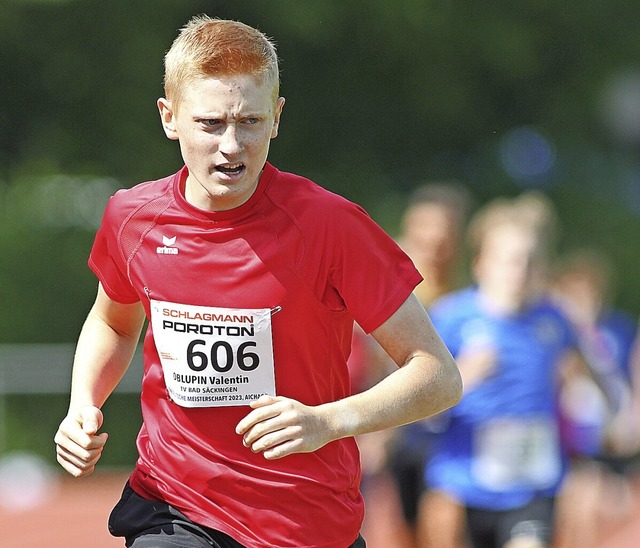 Zweiter der deutschen 800m-Bestenliste: Valentin Oblupin (Bad Säckingen) | Foto: Ralf Görlitz Zweiter der deutschen 800m-Bestenliste: Valentin Oblupin (Bad Säckingen) | Foto: Ralf Görlitz