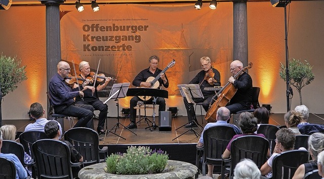 Sommerleichter Konzertabend mit dem Offenburger Streichtrio und Gsten  | Foto: Armin Krger