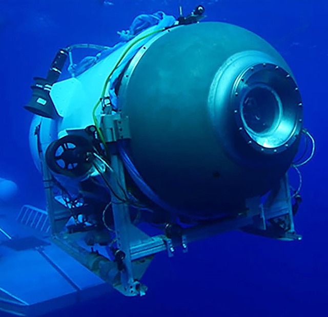 Das vermisste Tauchboot Titan  | Foto: Oceangate Expeditions (dpa)