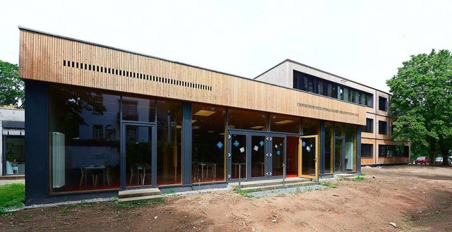 Die Lorettoschule wurde in Holzbauweise erweitert  | Foto: Ingo Schneider