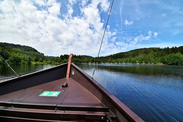 Direkt von der Schwarzwald-Wanderung i...hle Nasse? Am Titisee ist das mglich.  | Foto: Kathrin Blum