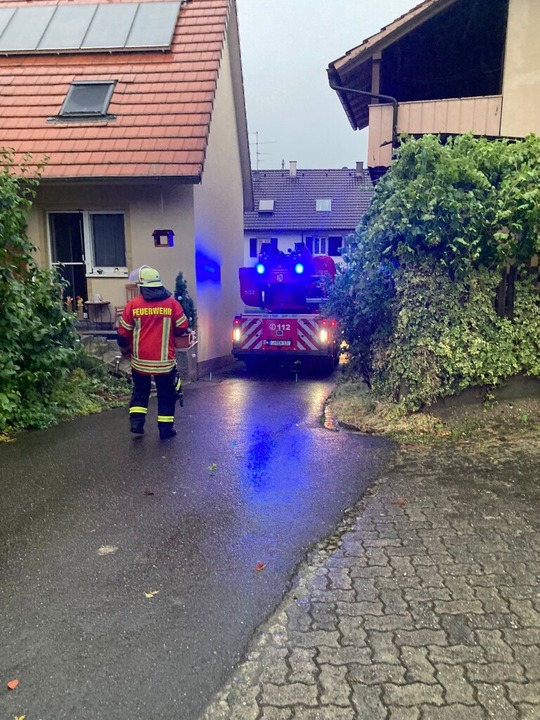 Die Feuerwehr war in Egringen alleine an 35 Orten im Einsatz.  | Foto: Privat