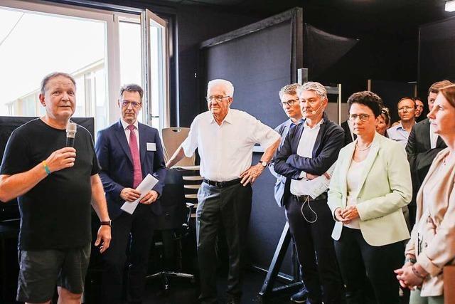 Winfried Kretschmann hat die Gewerbliche Schule in Lahr besucht und die berufliche Bildung gelobt