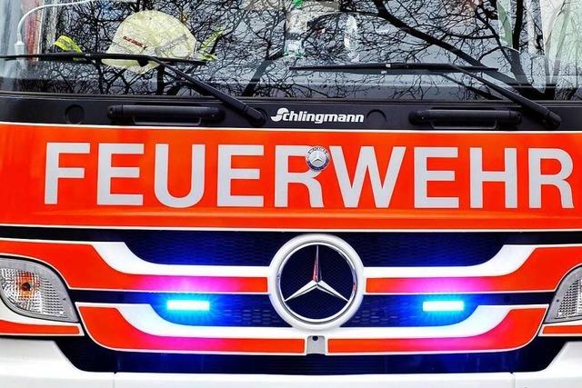 Groeinsatz und hoher Schaden bei Autobrand in Freiburg-Wiehre