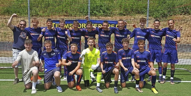 Die Fuballmannschaft des Albert-Schwe...hrt zum  Landesfinale nach Karlsruhe.  | Foto: Torsten Rottberger