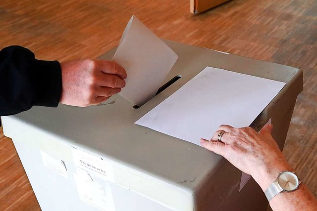 In fnf Wahllokalen kann am Sonntag in Murg gewhlt werden.  | Foto: Bodo Schackow (dpa)
