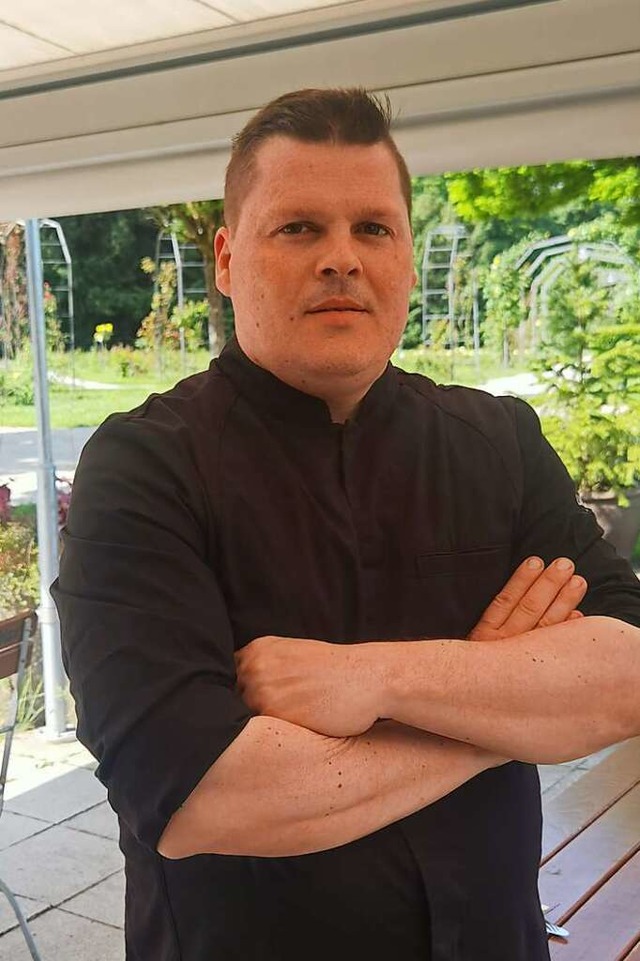 Mag die Musik rockiger Bands beim Kochen: Georg Leisinger.  | Foto: Restaurant Rosengarten