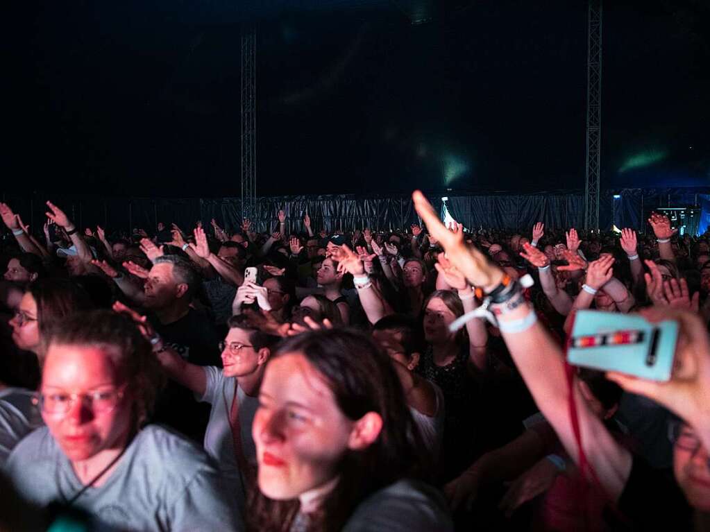 Stefanie Klo und ihre band im Dreisamtal: Beste Stimmung beim Silbermond-Open-Air in Kirchzarten.