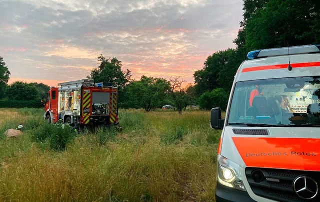 In Toppenstedt in Niedersachsen hat sich am Samstag eine Tragdie ereignet.  | Foto: Christiane Bosch (dpa)