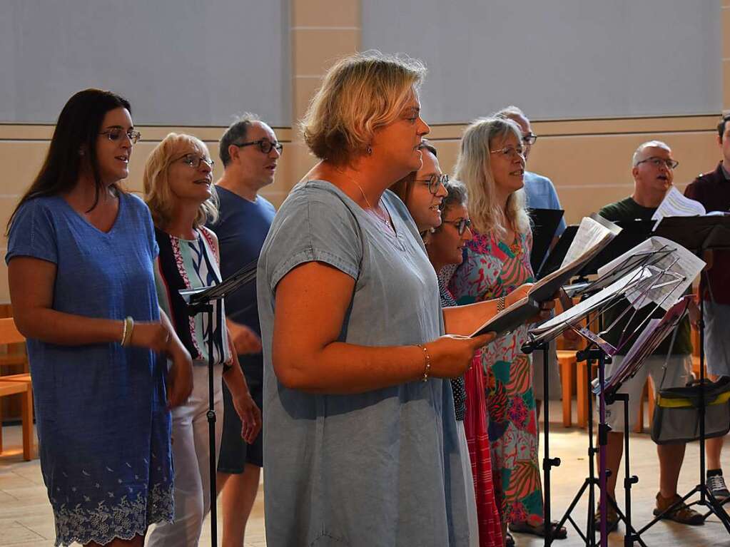 Kirchliche Lieder und Popmusik gab es in der Bonifatiuskirche zu hren.