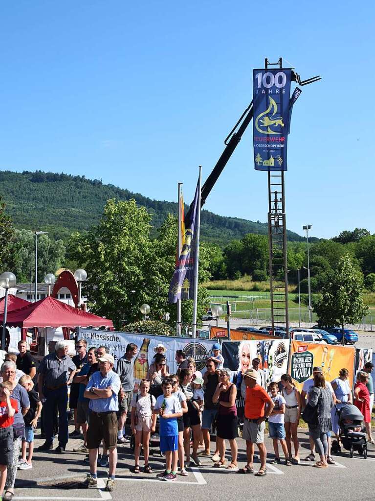 Eindrcke vom Jubilumswochenende anlsslich 100 Jahre Feuerwehr Oberschopfheim