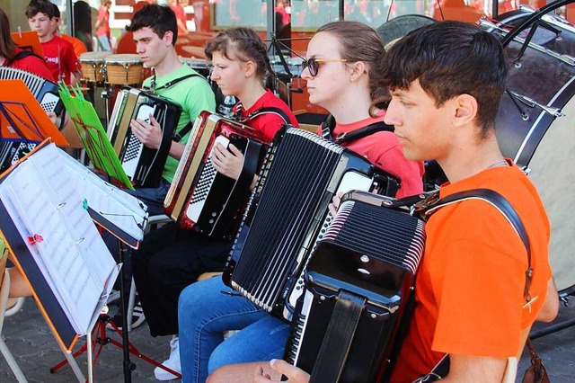 Tag der Jugendmusik in Lffingen  | Foto: Christa Maier