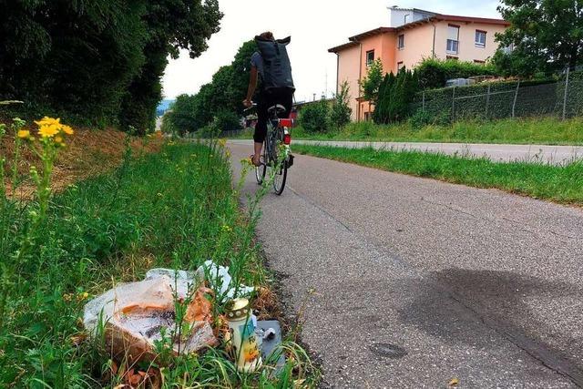 Weil es auf Radwegen immer enger wird, steigt das Unfallrisiko