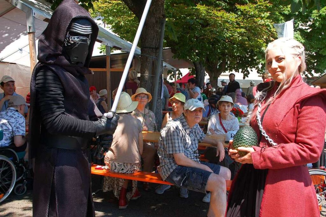 Waren beim Sommerfest unterwegs: Stars wie Game of  Thrones oder Star Wars  | Foto: Petra Wunderle