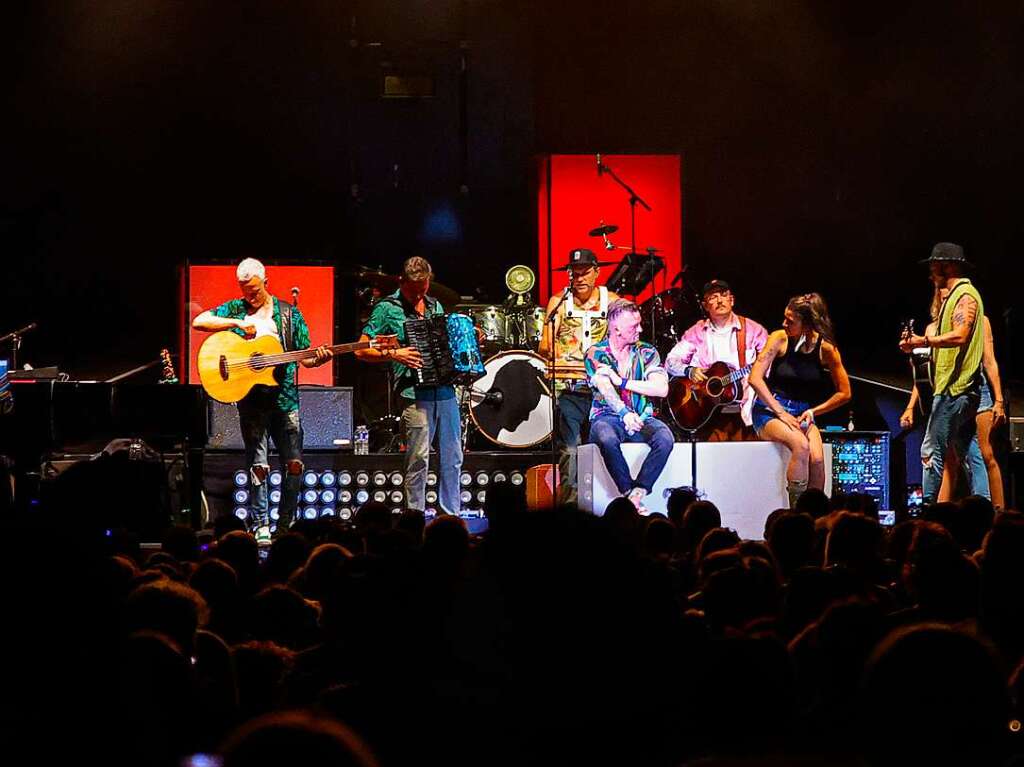 Schlagersnger Ben Zucker war am Sonntag mit seiner Band in Kirchzarten.