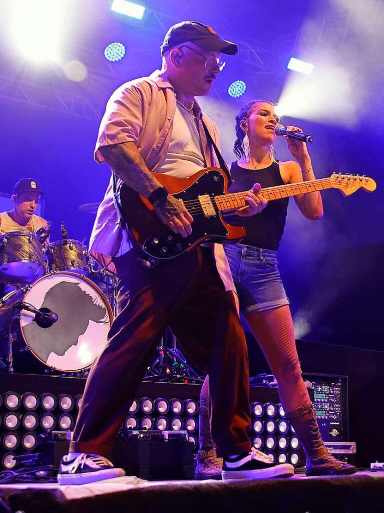 Schlagersnger Ben Zucker war am Sonntag mit seiner Band in Kirchzarten.