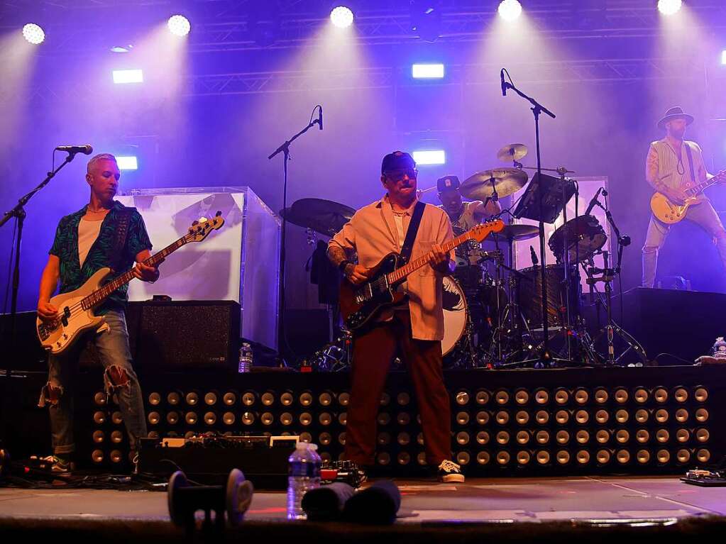 Schlagersnger Ben Zucker war am Sonntag mit seiner Band in Kirchzarten.