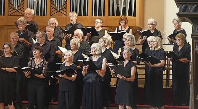 Die Kantorei Schopfheim erffnete mit ...nmusik &#8222;Klang &amp; Raum&#8220;.  | Foto: Roswitha Frey