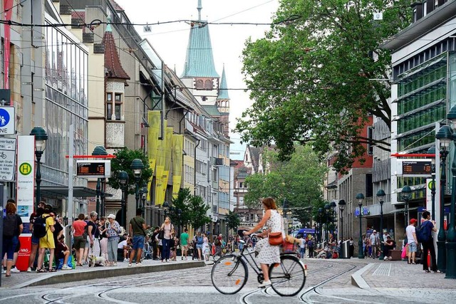 Die hohen Bodenrichtwerte in der Freiburger Altstadt sorgen fr Diskussionen.  | Foto: Ingo Schneider