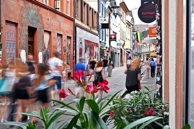 In der Rathausgasse gibt es einige Lee...eils zu sinkenden Bodenwerten gefhrt.  | Foto: Thomas Kunz