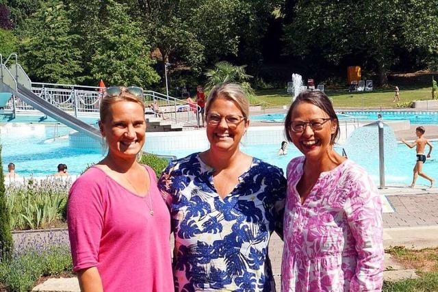 So starten die ehrenamtlichen Helfer des Schwimmbads in Badenweiler jetzt durch