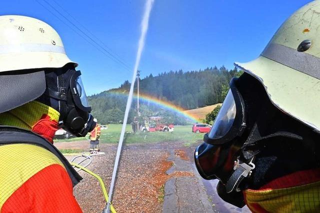 Wie drei Feuerwehren in Sexau gemeinsam den Ernstfall proben
