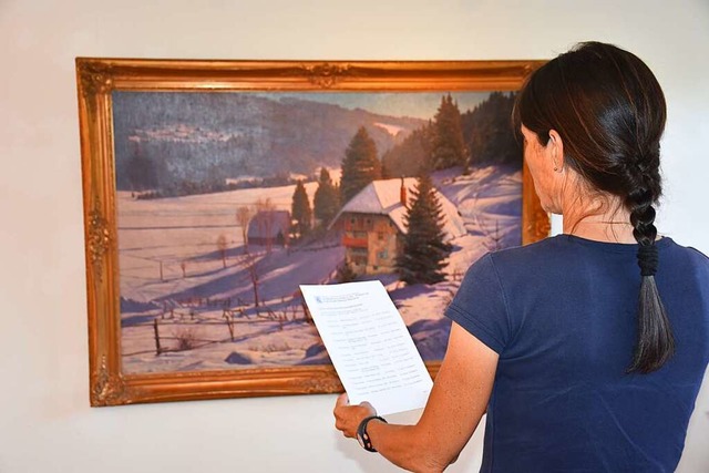 Im Schwarzwlder Skimuseum Hinterzarte...waldmalers  Hermann Dischler zu sehen.  | Foto: Thomas Biniossek