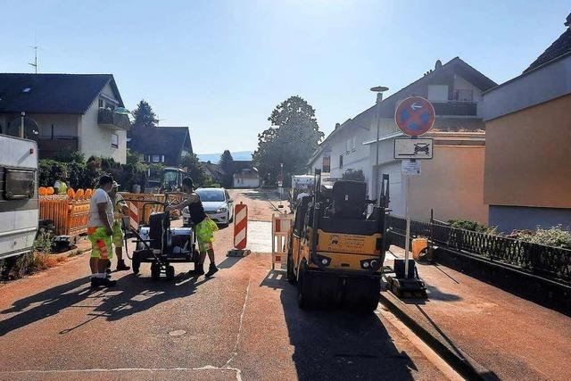 Grobaustelle in Gundelfingen sorgt fr monatelange Straensperrung