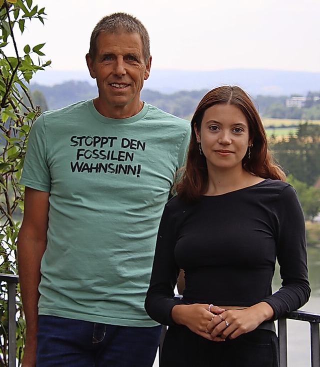Markus Uhlenbrock-Ehnes und  Anna Fedr...ehorsam fr den Klimaschutz einstehen.  | Foto: Talenta, Nico