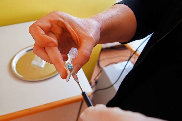 Beim Drug-Checking knnen Konsumenten ...nd auf ihren Gehalt hin prfen lassen.  | Foto: Privat