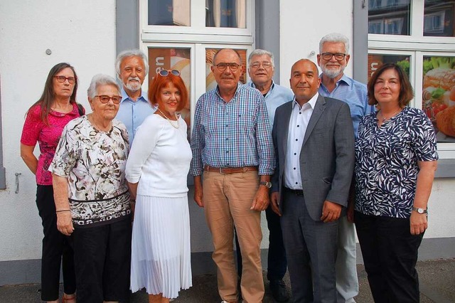 Die Tafel Rheinfelden mit ihrem Vorsta..., wird im kommenden Jahr 20 Jahre alt.  | Foto: Petra Wunderle