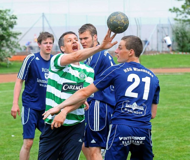 Stelldichein fr Handballer im Sommer: das Meienheimer Rasenturnier  | Foto: Wolfgang Knstle