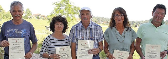 Im Bild von links (in Klammer die Anza... Becker (50) und Christoph Maier (50).  | Foto: Andreas Bhm