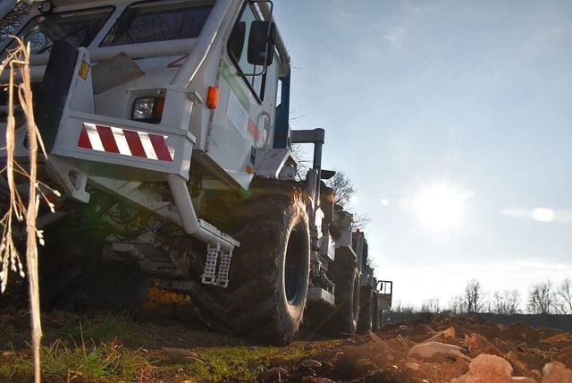 In Breisach untersicht eine  Firma Anf...ine Geothermie-Bohrung herauszufinden.  | Foto: Max Schuler