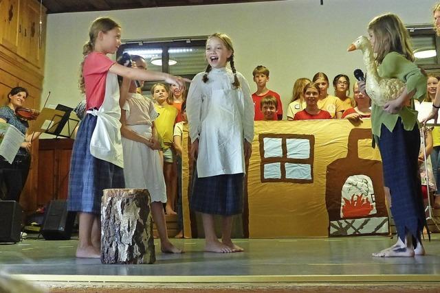 Mrchentheater an der Grundschule Heiligenzell