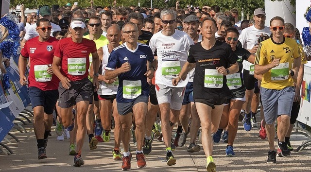 Beim Firmenlauf steht der Spa an erster Stelle.   | Foto: Norbert Wilhelmi/Veranstalter