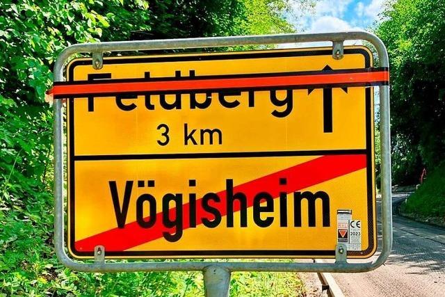 Sperrung zwischen Vögisheim und Feldberg wird aufgehoben
