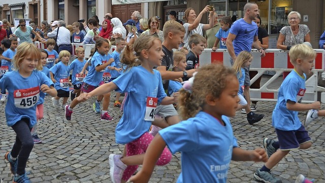 Die Freude der Bambini bei ihrem Emmen...f stand ihnen ins Gesicht geschrieben.  | Foto: Michael Strter