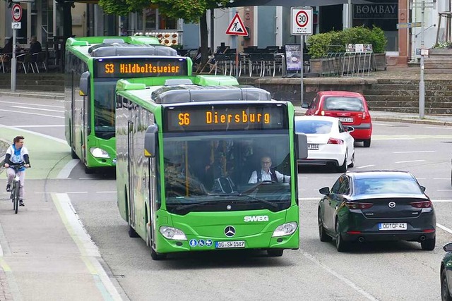 Die Ticketpreise fr die Einer- und di...Offenburger Stadtbus werden angehoben.  | Foto: Helmut Seller