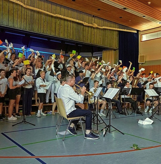 Das Kolleg St. Sebastian in Stegen hat den Tag der Musik gefeiert.  | Foto: Stefanie Widmann