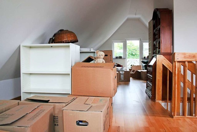 Neun Wohnungswechsel  gab es im Jahr 2...sten jede Menge Kisten gepackt werden.  | Foto: ArTo - Fotolia