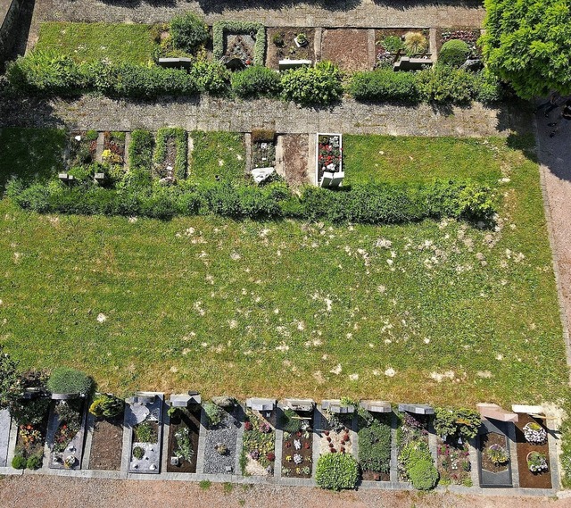 Blick aus der Vogelperspektive auf den...ere Grn bekommt eine neue Gestaltung.  | Foto: Werner Schnabl