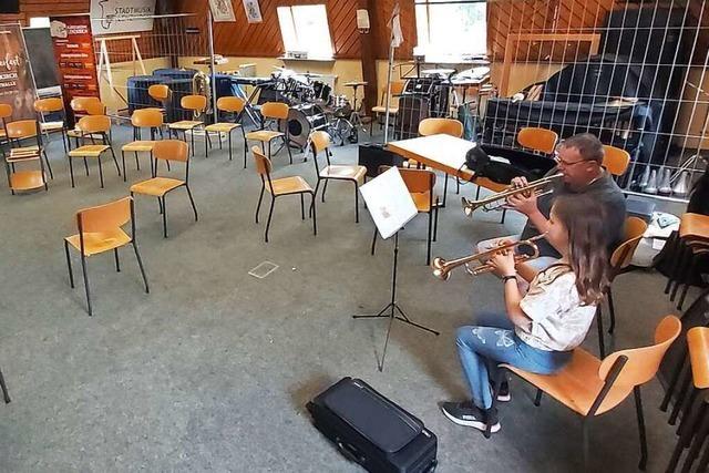 Die Lenzkircher Stadtmusik muss ihre Instrumente packen