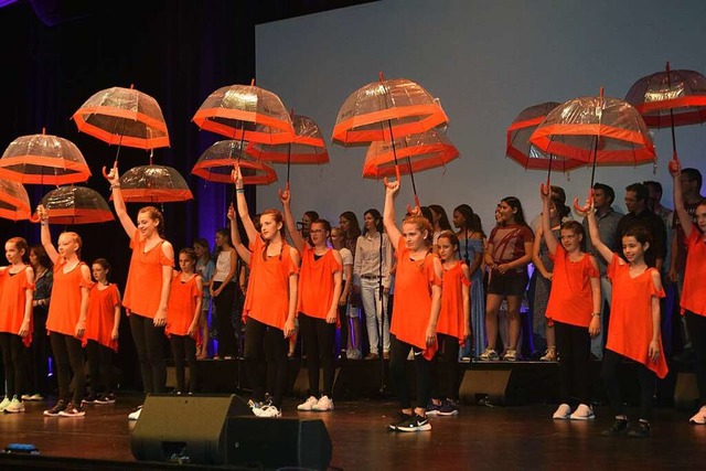 Tolles Bhnenprogramm in der Reithalle am Donnerstagabend  | Foto: Hubert Rderer